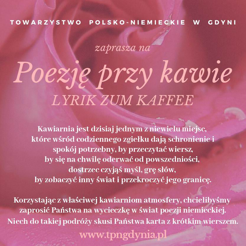 poezja  przy kawie